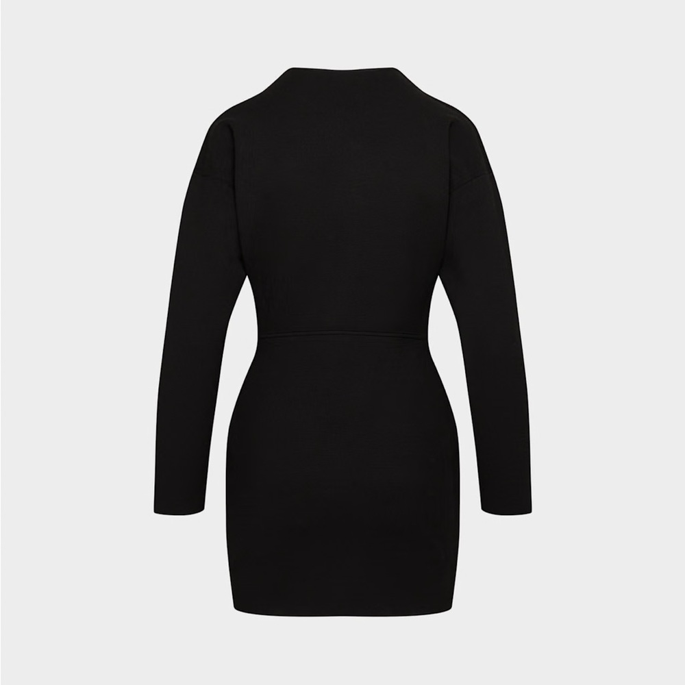NWT Aritzia Babaton Delancey Dress in Black - Picture 7 of 10